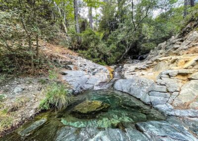 Водопад Mesopotamos в Троодосе